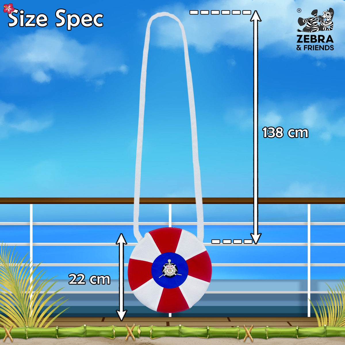 6008 Sailor bag - Tropical dreams collection