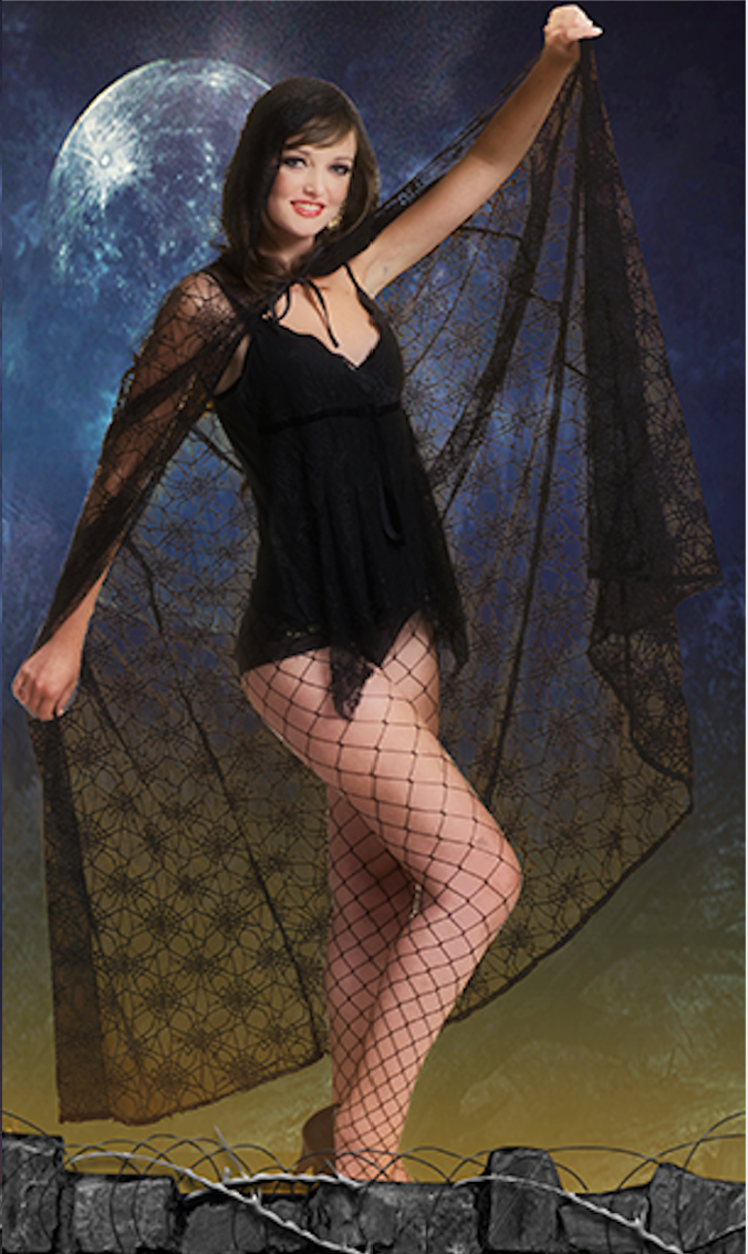 1002/1 Midnight cape black - Horror factory collection