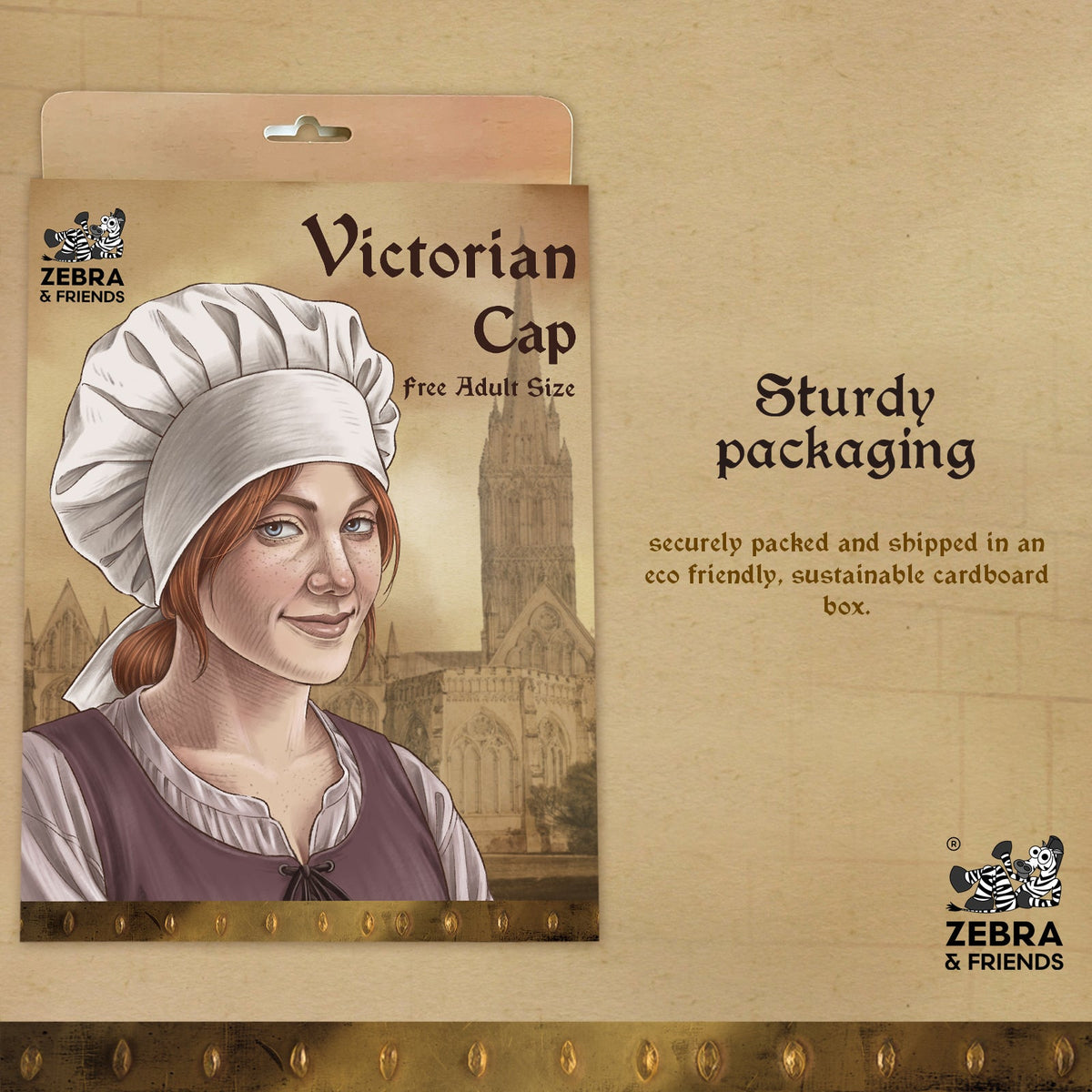 3728 Victorian cap - medieval collection
