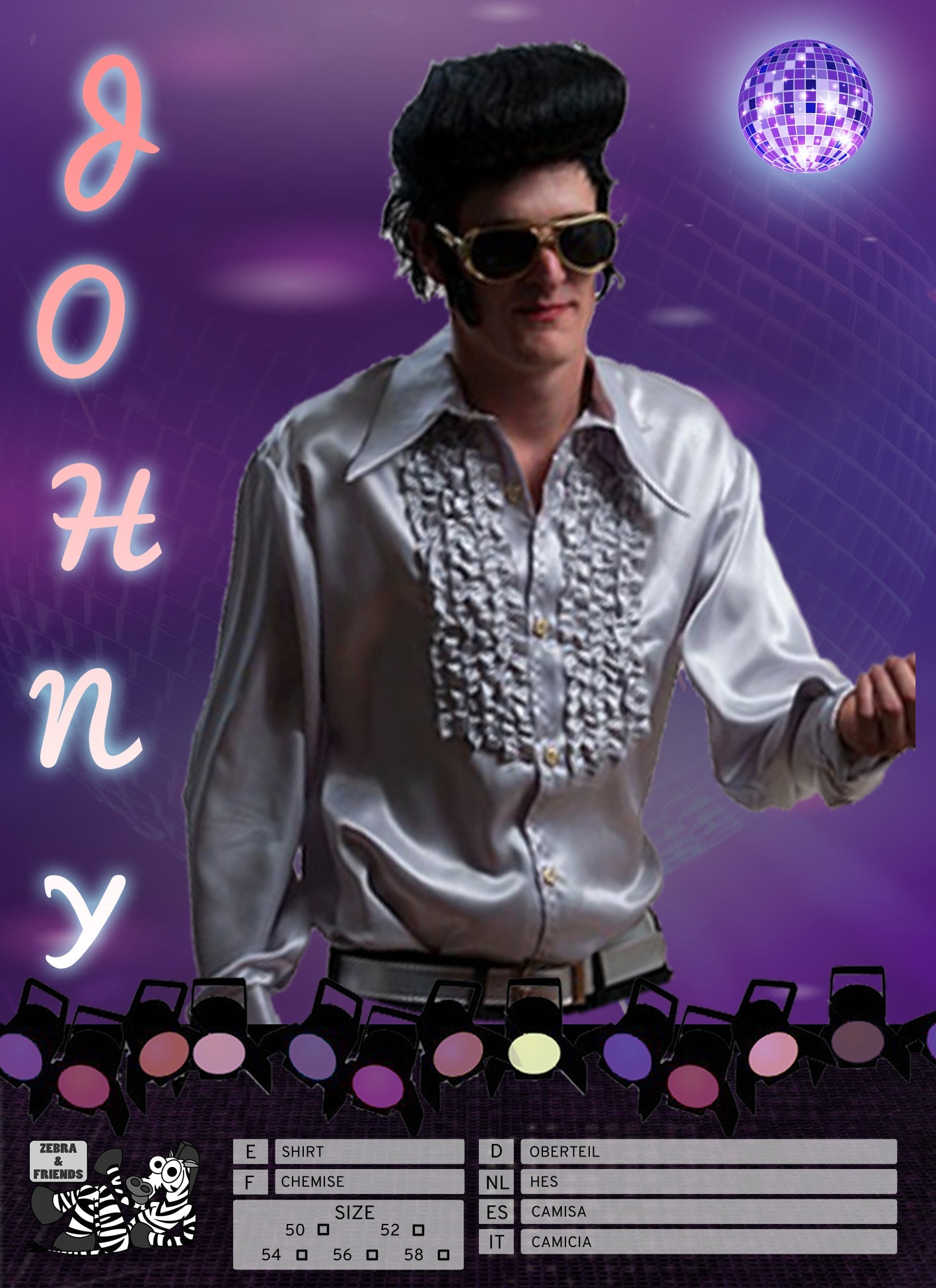 1496 JOHNY SHIRT SILVER