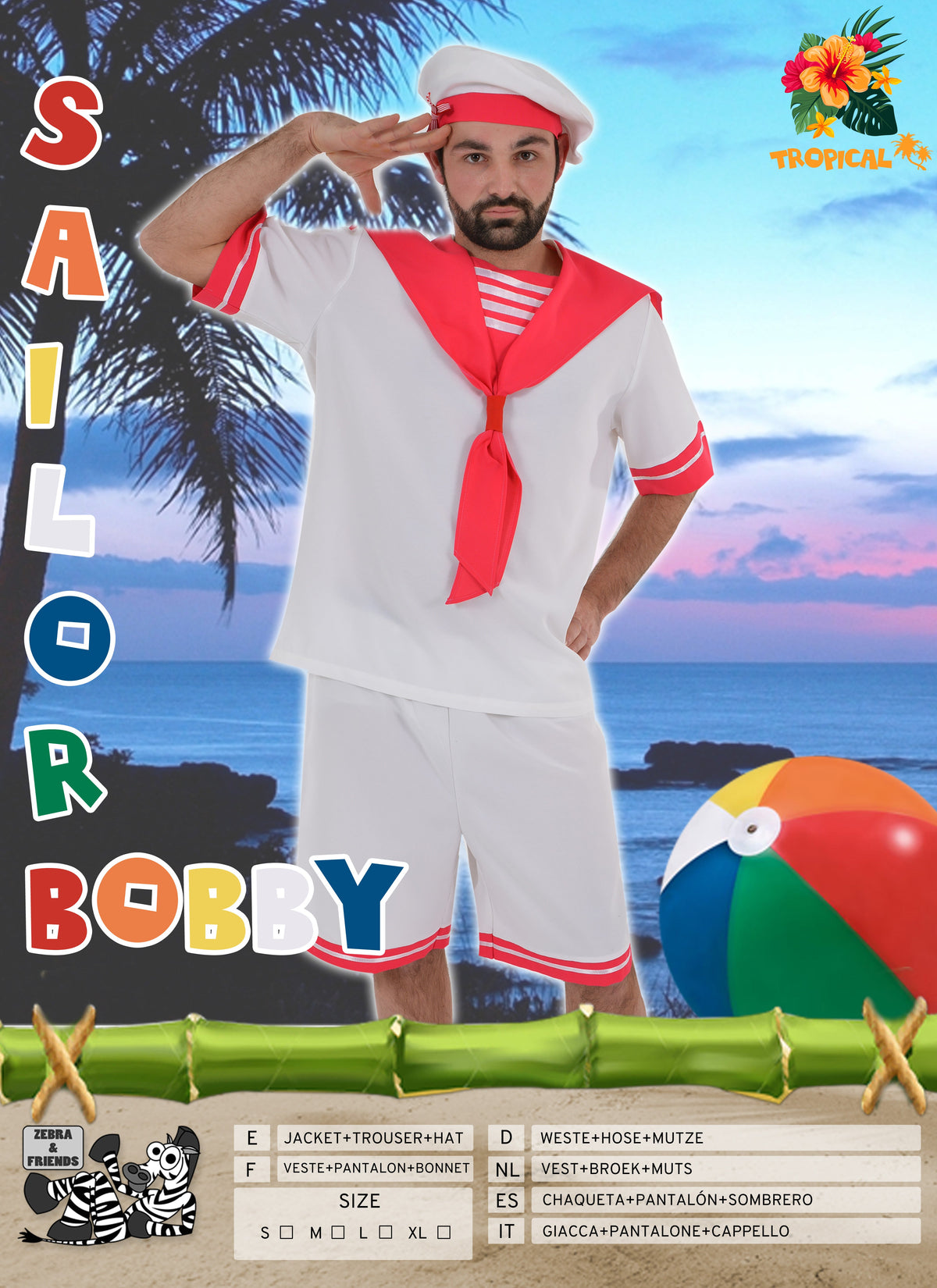 1115 Sailor Bobby - Tropical dreams collection