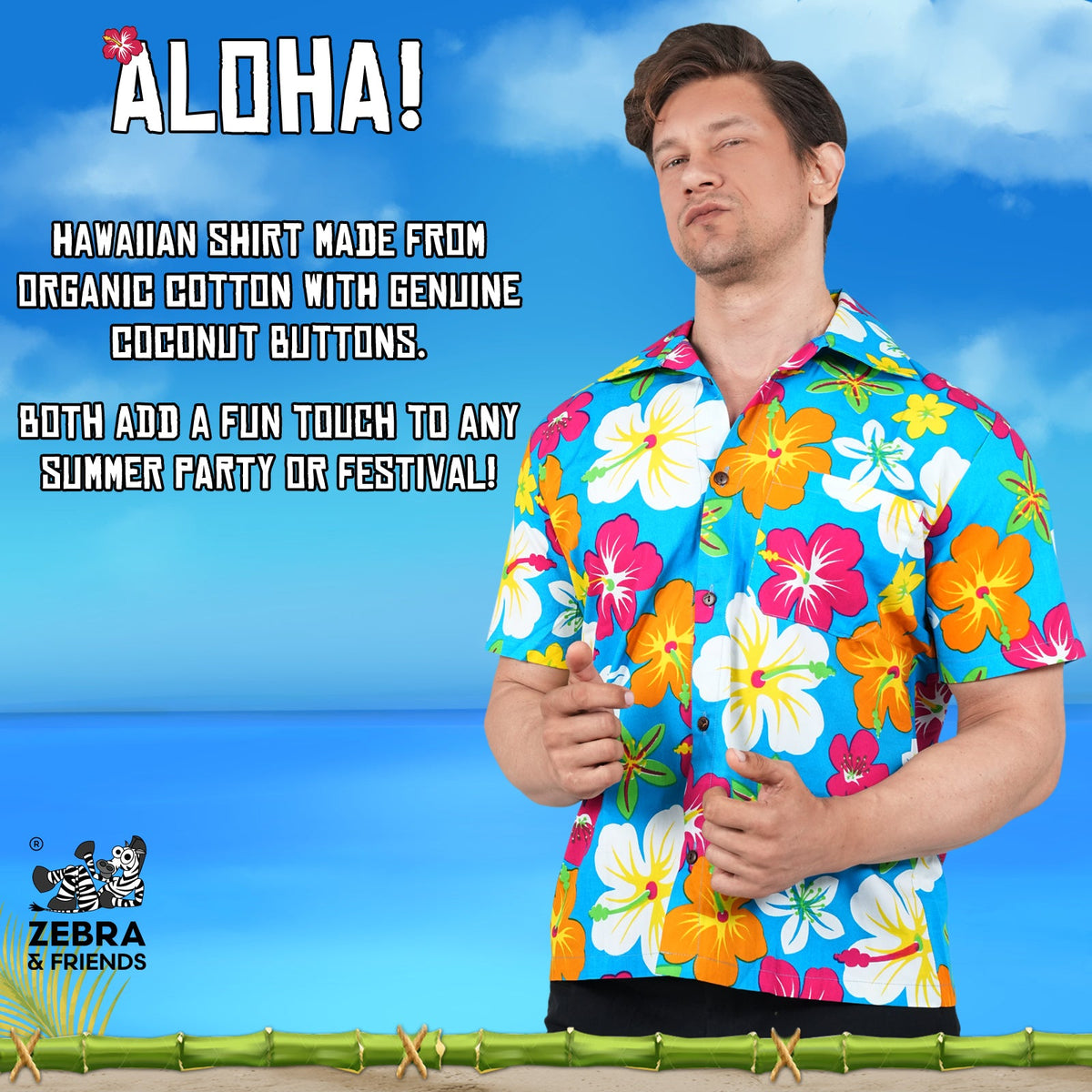 1108 Tropical Shirt Men - Tropical Dreams collection