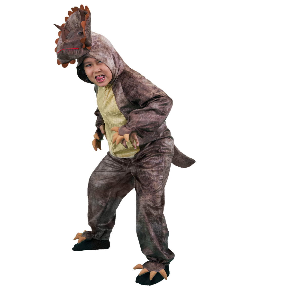 1526 Triceratops jumpsuit - Jungle Theme collection