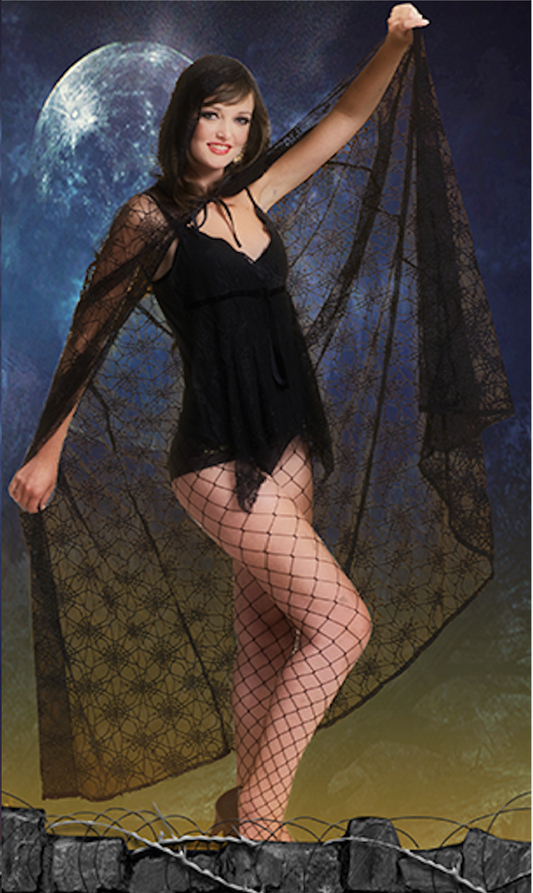 1002/1 Midnight cape black - Horror factory collection