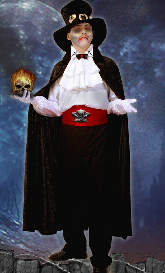 1003/1 Venetian cape black - The horror factory collection