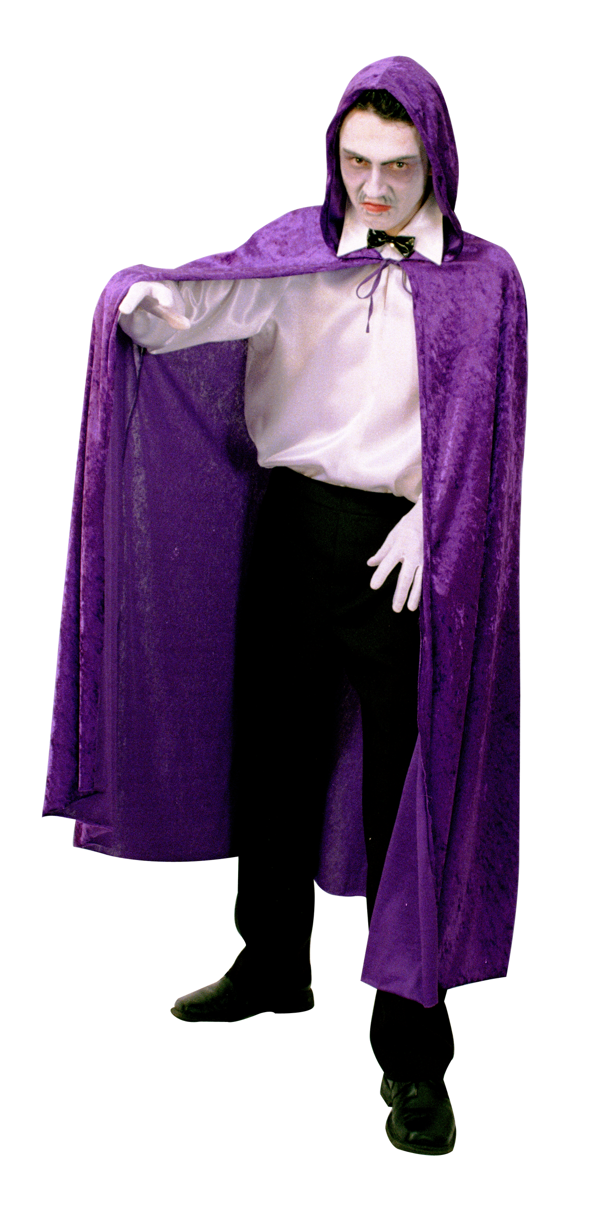 1006/2 Hooded cape purple - The horror factory collection