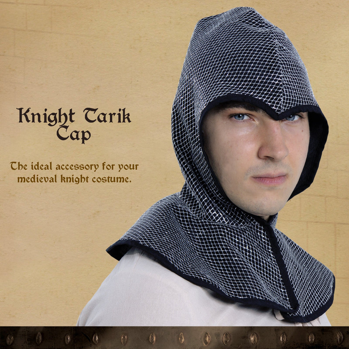 3722 Knight Tarik Cap Adult - Medieval collection