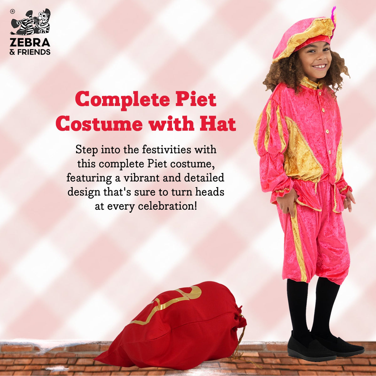 1693 Page child pink/gold - The Nicolaus team collection