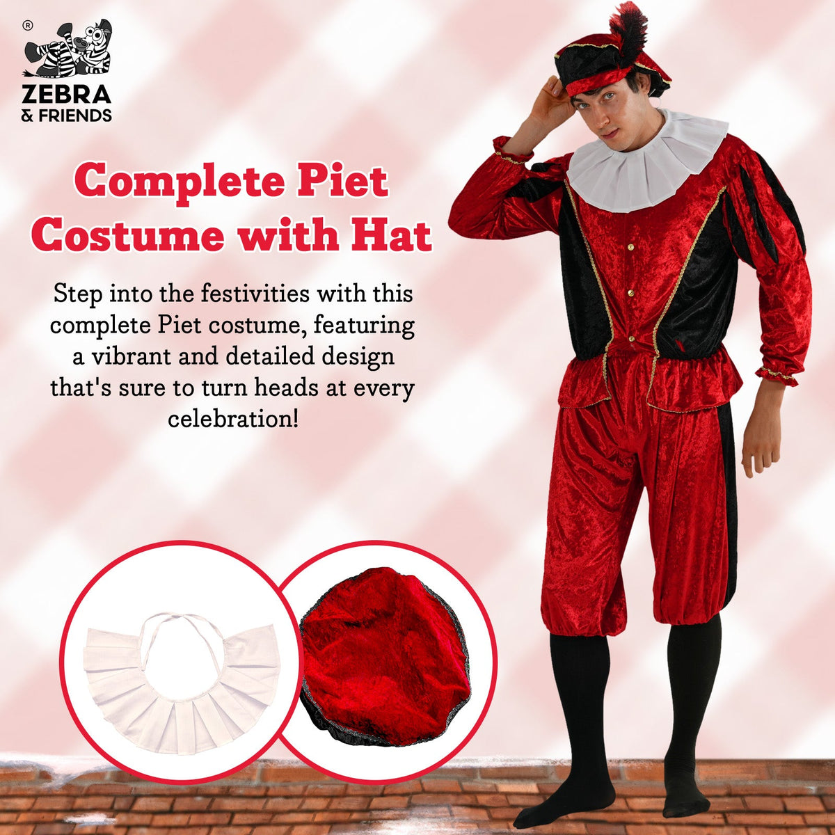 1194 Page adult Red/Black - The Nicolaus team collection