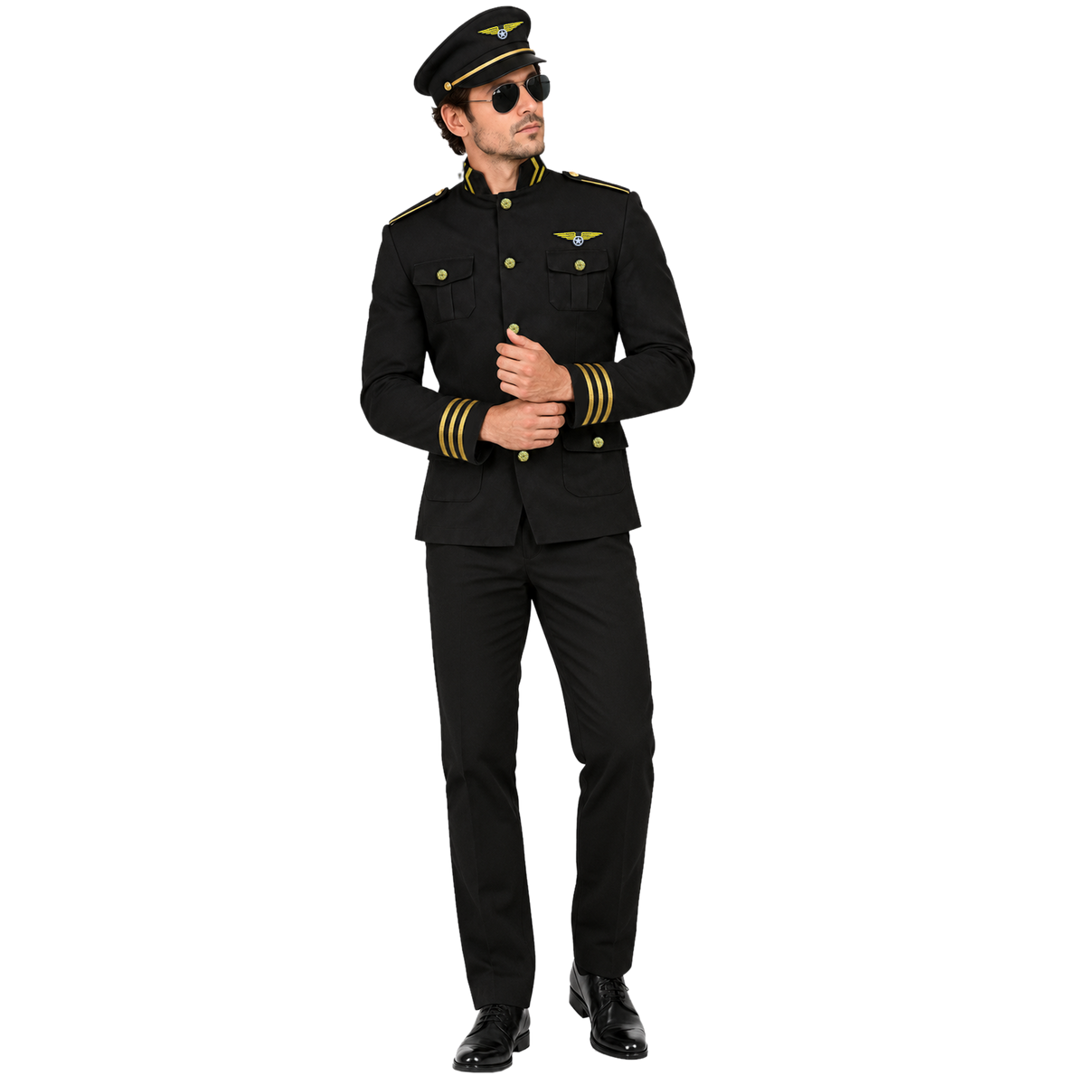 1085 PILOT BLACK ADULT SET