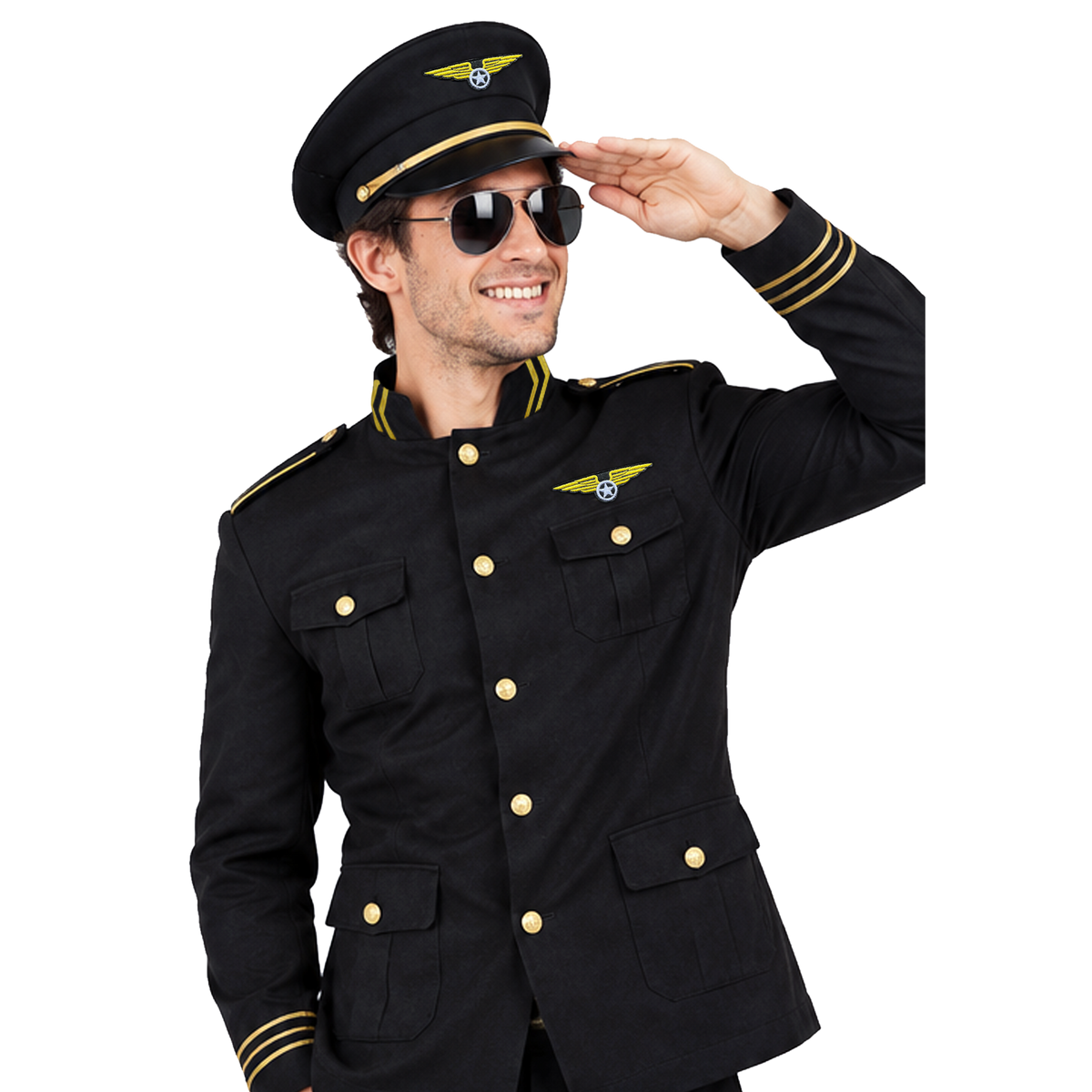 1085 PILOT BLACK ADULT SET