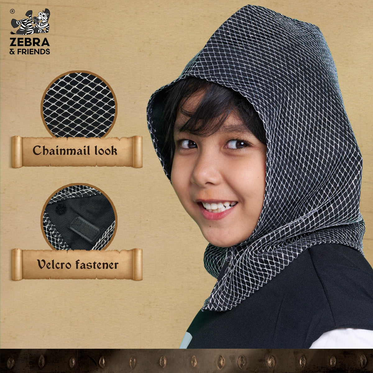 3723 Knight William cap Silver- Medieval collection