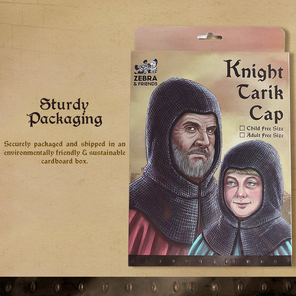 3721 Knight Tarik Cap Child - Medieval collection