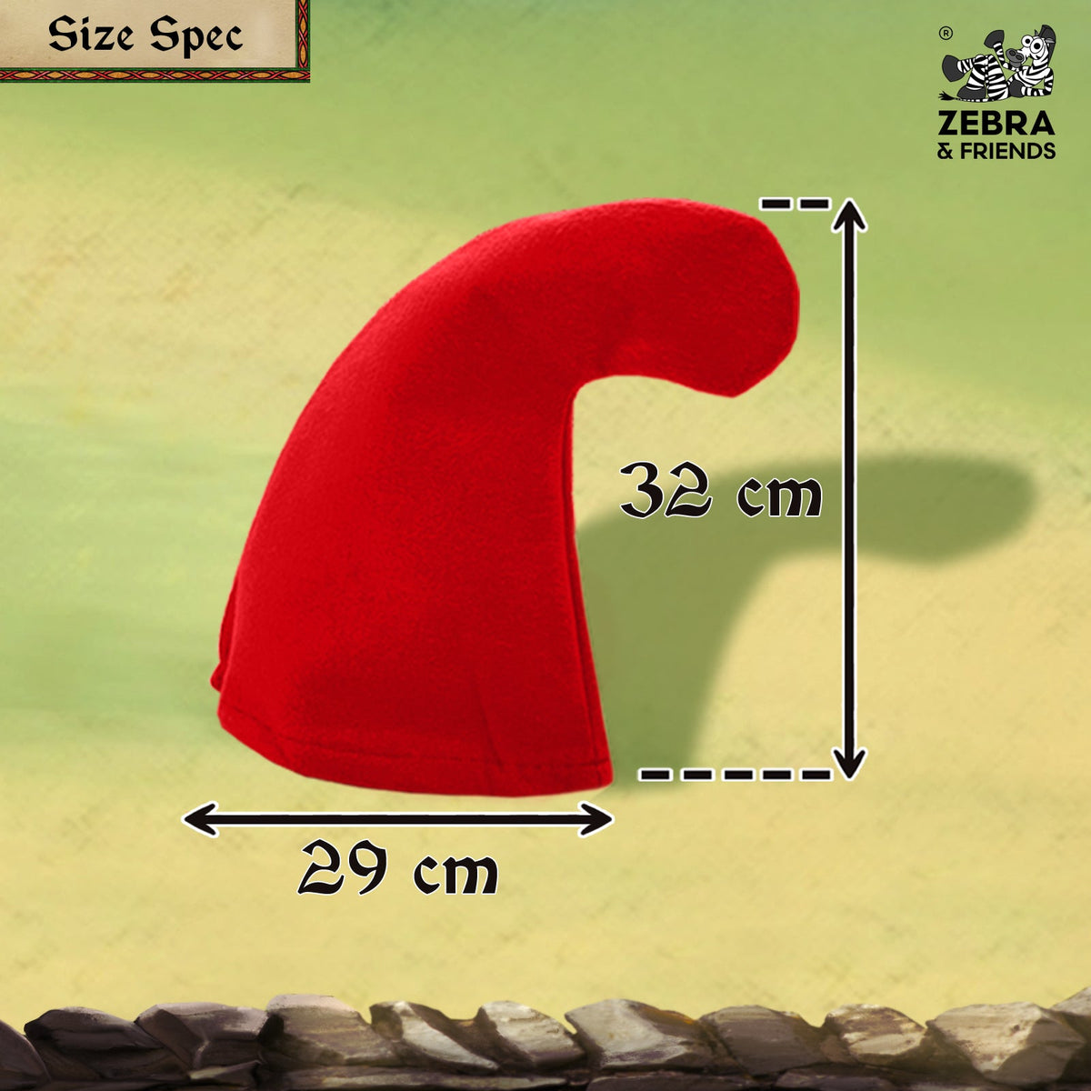 3606 Dwarf cap - Set of 10 pcs - Once upon a time collection