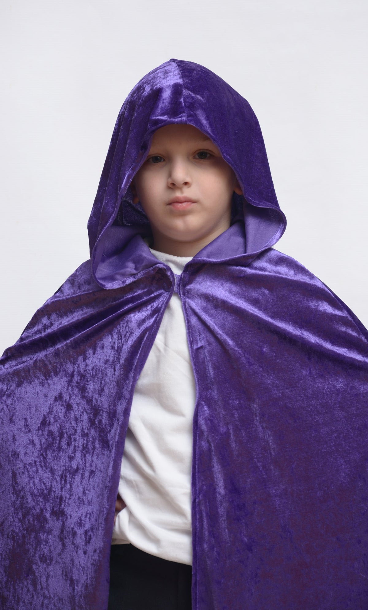 1506/2  Hooded cape purple - Medieval collection