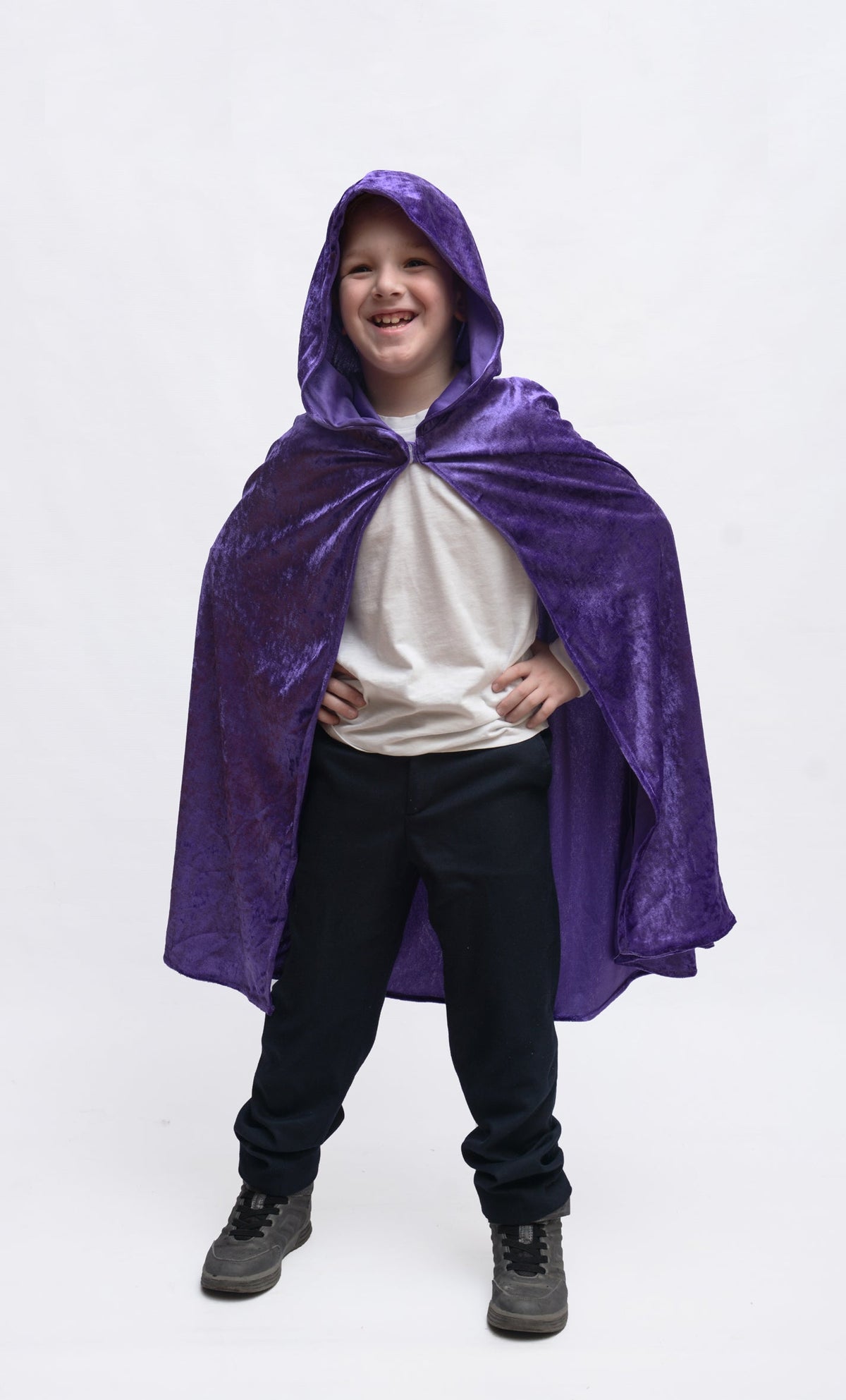 1506/2  Hooded cape purple - Medieval collection