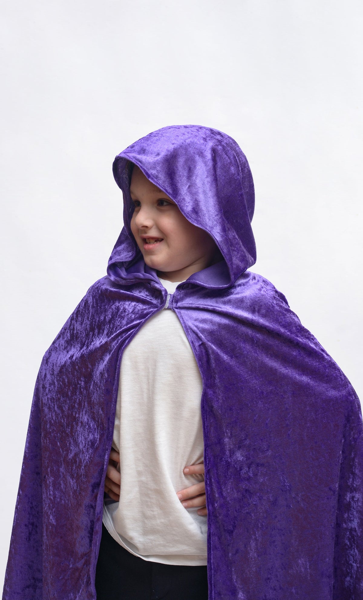 1506/2  Hooded cape purple - Medieval collection