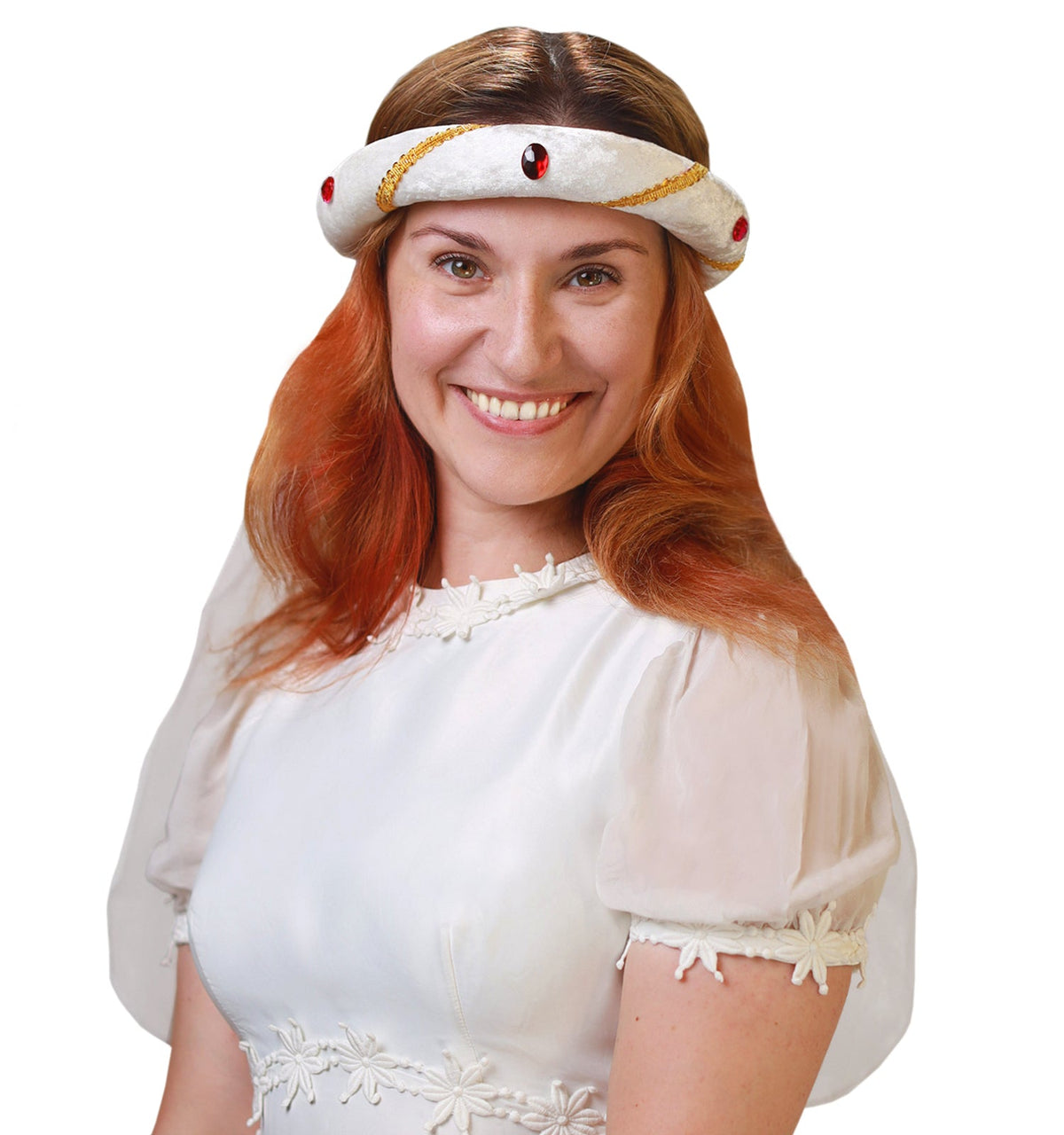 3712/1 Medieval Tiara Rosalin White - Medieval collection