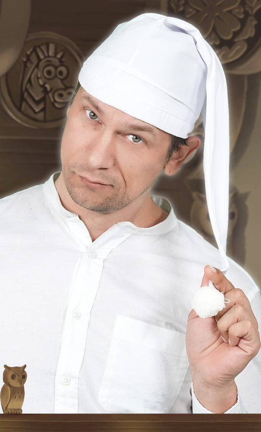 3776 White Sleeping cap