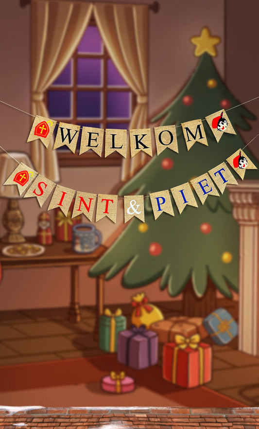 7111 - Welkom Sint & Piet banner
