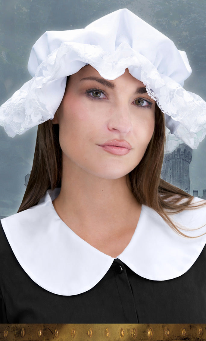 3772 Mob Cap -100% Cotton — Medieval collection