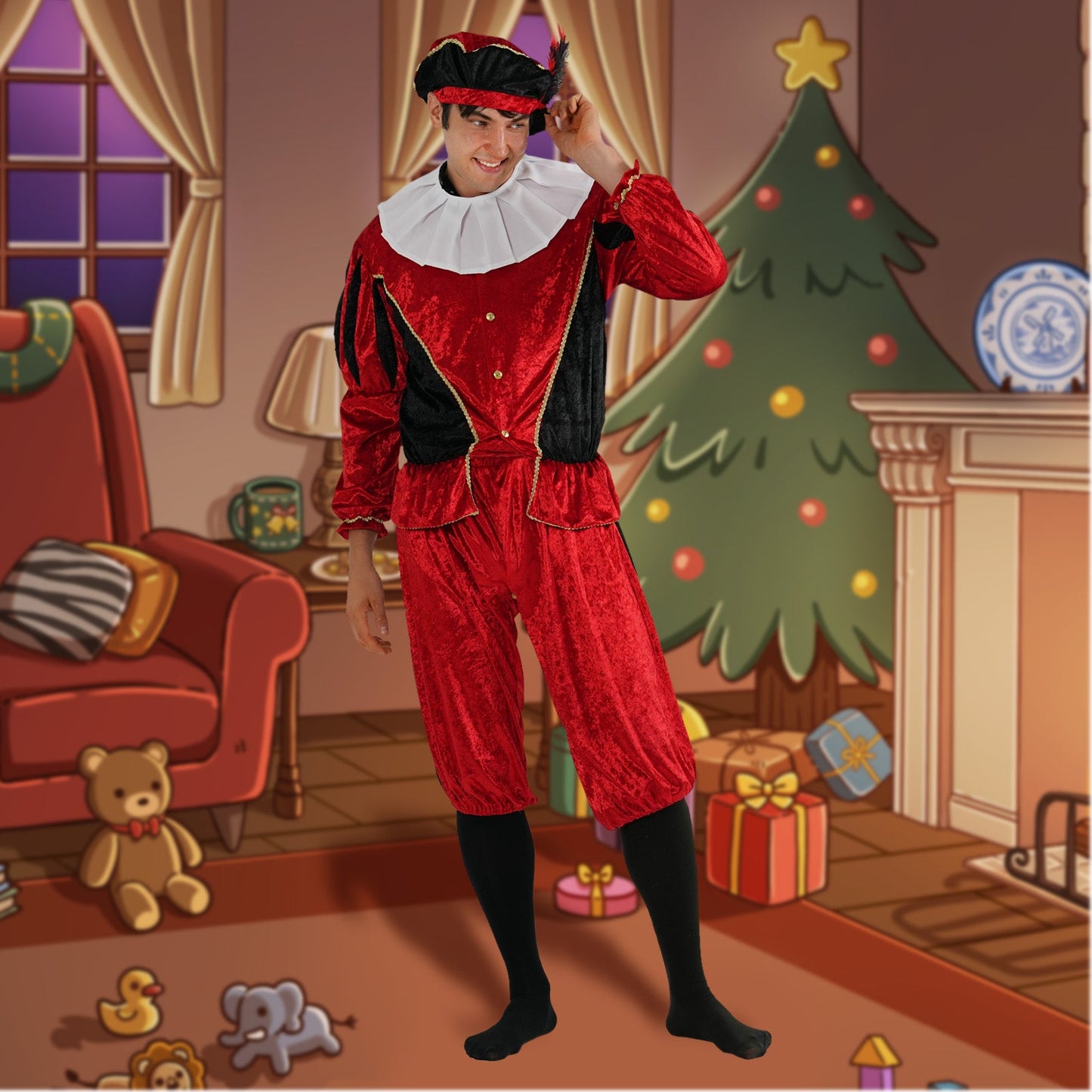 1194 Page adult Red/Black - The Nicolaus team collection